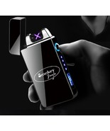 Dual Arc Electric USB Lighter Rechargeable Plasma Windproof NoFlame Smok... - $26.07 CAD