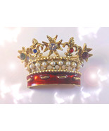 HAUNTED PIN THE CROWN IS YOURS CLAIM YOUR LEGACY GOLDEN ROYAL COLLECTION MAGICK - $83.33