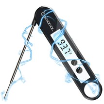 Digital Instant Read Meat Thermometer for Kitchen Oil Deep Fry BBQ Grill - £11.07 GBP