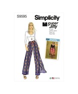 Simplicity Sewing Pattern 9595 R11654 Jiffy Wrap Tie Pantsuit One Size - £9.90 GBP