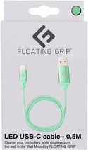 Floating Grip High Speed Usb-C Rgb Charging And Data Transmission Cable, Green. - £27.13 GBP