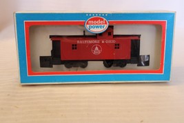 HO Scale Model Power Cupola Caboose, Baltimore &amp; Ohio Red, NO # - 9142 - £19.59 GBP