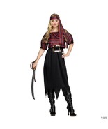 Pirate Maiden Costume Women Sexy Swashbuckler Wench Halloween Cosplay FW... - £38.70 GBP