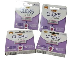 4x BIC Click 5 Soleil  Razor Refill Cartridges 16 total 4 ea pkg - £13.61 GBP