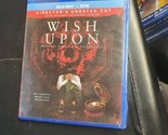 Wish Upon (Blu-ray/DVD 2017) director&#39;s unrated cut new y fold sealed. - $4.94