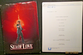 AL PACINO,ELLEN BARKIN: (SEA OF LOVE) ORIG,1989 MOVIE PRESSKIT SET - $247.50