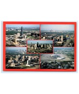 Skylines of Houston Texas Downtown Galleria Astrodome Astroworld View Po... - $7.00