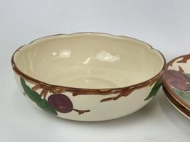 Vintage Franciscan Apple Made in USA  8&quot; Round Vegetable Bowl Apple USA ... - £44.82 GBP