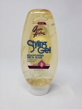 Queen Helene Styling Sculpturing Gel &amp; Glaze Yellow Level 8 Extra Firm Hold  - £29.37 GBP