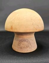Canterbury’s Crack &amp; Peel Wooden Garlic Hand Press Vintage Mushroom Shape - $15.40