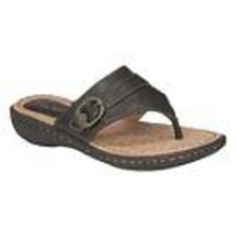 Girls Sandals Thongs Thom McAn Brown Rina Rugged Slip On Summer Shoes-si... - $11.88