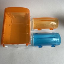 Lot Of Zhu Zhu Pets Hamster Garage Tunnel Parts 2008 Orange Blue - $14.24