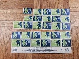 Easter Seals 1963 Assorted Stamp Lot (28) - $1.99