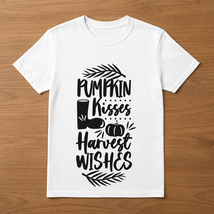 Pumpkin Kisses Womens Short Sleeve Shirts - $14.99