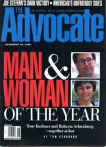 THE ADVOCATE Dec 28, 1993 Tony Kushner, Roberta Achtenberg, Judy Collins &amp; More - £6.23 GBP