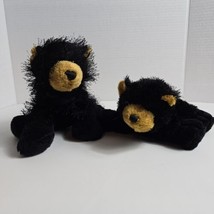 Webkinz Black Bear Plush Momma and Lil Kinz Cub Ganz Stuffed Animal NO CODE - £10.25 GBP