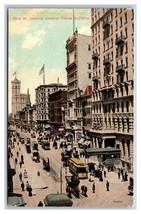 42nd Street View Times Building New York City NY NYC UNP DB Postcard D20 - £3.89 GBP