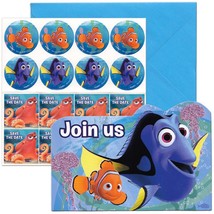 Finding Dory Save The Date Invitations Stickers and Seals Birthday Party... - $107.10 MXN