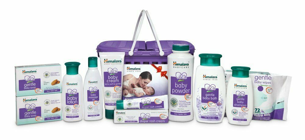 Primary image for Himalaya Happy Baby Care Gift Pack LARGE Hygiene Pack (9 in 1) FREE SHIP
