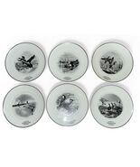 6 Limoges Abercrombie &amp; Fitch Duck Stamp Plates Ruthven Reece Kouba Bier... - €174,40 EUR