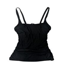 Women&#39;s Athleta Swim Tankini Top 34b/C Black Great Condition - €14,34 EUR