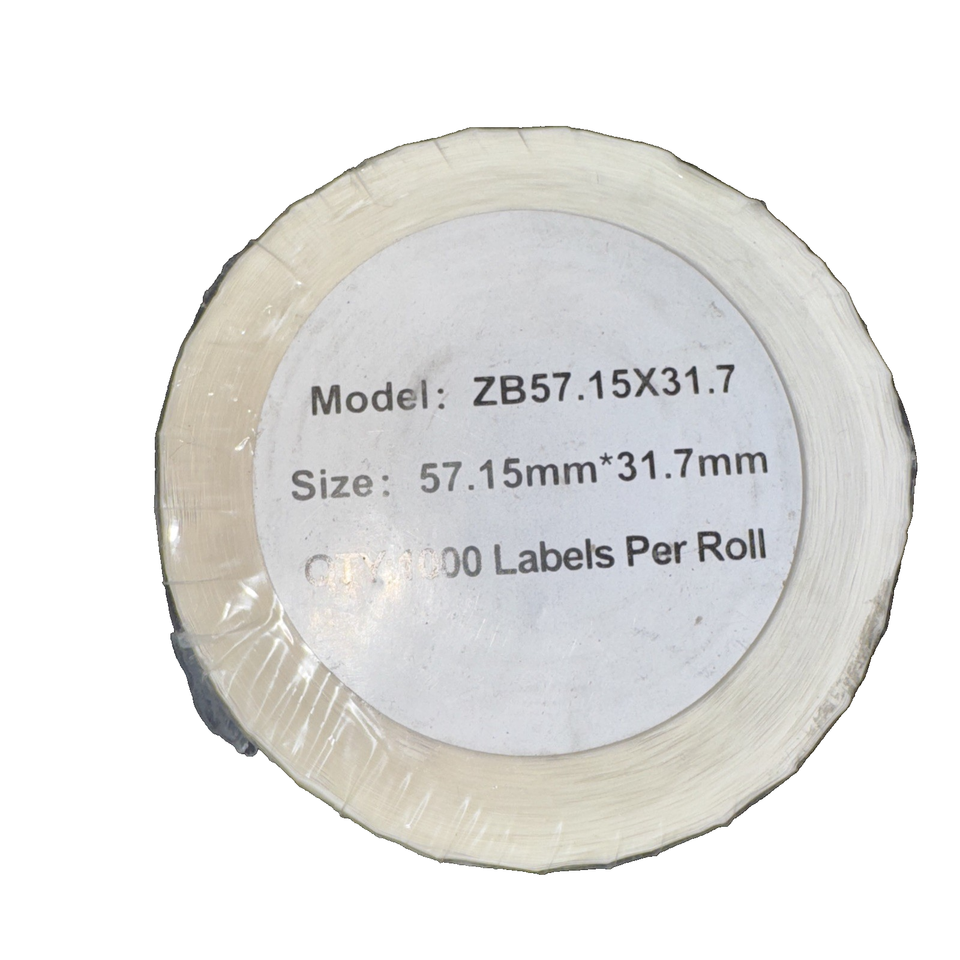 57.15MM x 37.7 MM Thermal Label 1000 Labels per roll - $7.16