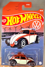 2022 Hot Wheels Volkswagen Series 6/8 Custom Volkswagen Beetle Brown w/AD Spokes - £7.62 GBP