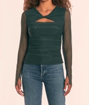 Amanda Uprichard shadia top in MOSS - $65.00