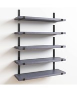 Fixwal Floating Shelves, Deep 4.7In Wall Shelves Set Of 5,, And Plants (... - $654.82 MXN