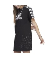 adidas Women&#39;s Celestial Black/White T-Shirt Dress (IM3503) Size XS 3 St... - $38.08 CAD