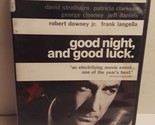 Good Night, And Good Luck (DVD, 2006) Ex-Library George Clooney - $5.22