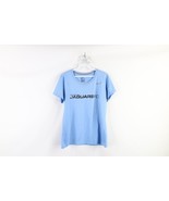 Nike Womens Medium Spell Out Michigan Jaguars FC Soccer T-Shirt Light Blue - $33.76 CAD