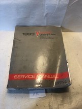 1993 Pontiac Grand Am Service Manual Book 1 Shop Repair - $9.90