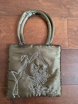 Olive Green Beaded bag New - £15.78 GBP
