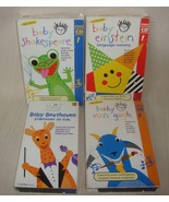 BABY EINSTEIN Lot 4 VHS VIDEOS Shakespeare, Beethoven,Van Gogh Language ... - €37,96 EUR