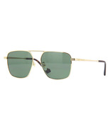 NEW Gucci GG0743S 004 Mens Sunglasses Gold Frame/Green Lenses 57mm - $251.23