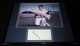 Al Rosen Signed Framed 11x14 Photo Display JSA Cleveland Indians - £55.55 GBP