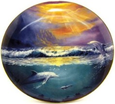 Franklin Mint Heirloom Collection Lmtd Edit Porcelain Dolphin Plates ONLY 2 LEFT - $9.99