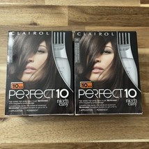 Clairol Nice &#39;n Easy Perfect 10 Perfect10 MEDIUM ASH Brown 5A CHOCO Pack Of 2 - £27.64 GBP