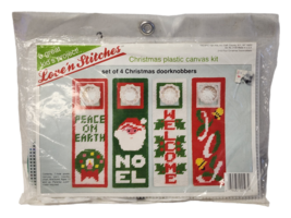 Love &#39;n Stitches KIDS Christmas Doorknobbers kit DIY Holiday Vintage Yarn Craft - £10.38 GBP