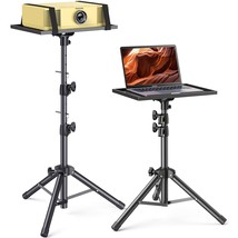 Amada Tall Projector Tripod Stand For 26In To 51In, Foldable Laptop Trip... - £72.17 GBP