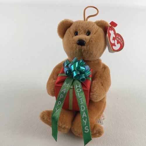 Ty Jingle Beanies Collection Gifts 4" Teddy Bear Plush Stuffed Animal Toy 2005 - £11.61 GBP