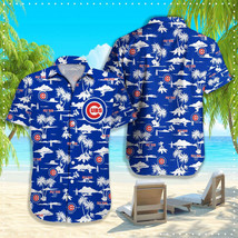 Chicago cubs hawaiian shirt baseball coconut tropical aloha shirt beach outfit takyo thumb200