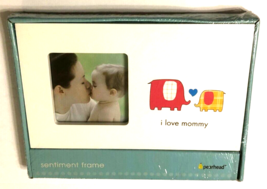 $7.99 Pearhead I Love Mommy Elephant White 6&quot; x 10&quot; Picture Rectangle Fr... - £6.50 GBP