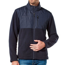 Men&#39;s ~ Free Country ~ Full Zip ~ Fleece Jacket ~ Size Small ~ Dark Navy - £20.92 GBP