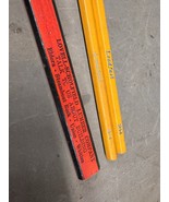 Vintage Dixon Pencil Leadfast USA 2H Red Black Carpenter 997-H Eldora Io... - $33.23 CAD