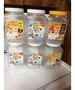 6 Recycled Empty Clear Cat Treats Containers - Storage Crafts - $13.62 CAD
