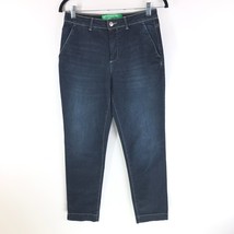 United Colors of Benetton Womens Jeans Scarlett Chino Skinny Dark Wash 6 - £10.06 GBP