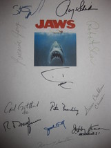 Jaws Signed Film Movie Script Screenplay X11 Autograph Roy Scheider Steven Spiel - £15.71 GBP