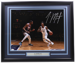 Ja Morant Signed Framed 16x20 Memphis Grizzlies Basketball Photo JSA - £541.50 GBP